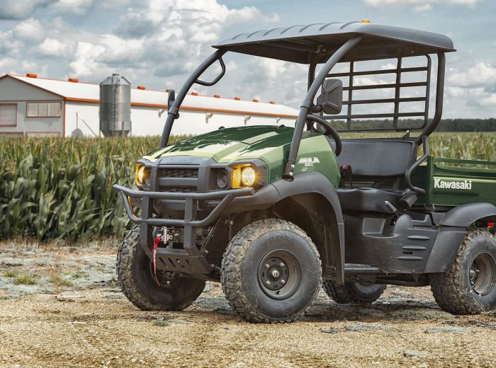 Bild eines Kawasaki Mule SX 4010 4x4 aus 2018, aufgenommen in Harrisonburg, Virginia